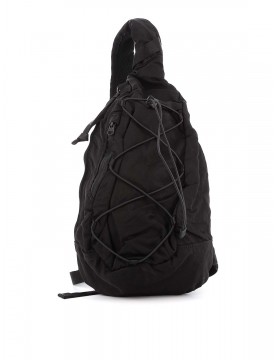 Sac C.P Company back pack nylon satin black 08CMAC038A-005269G-999