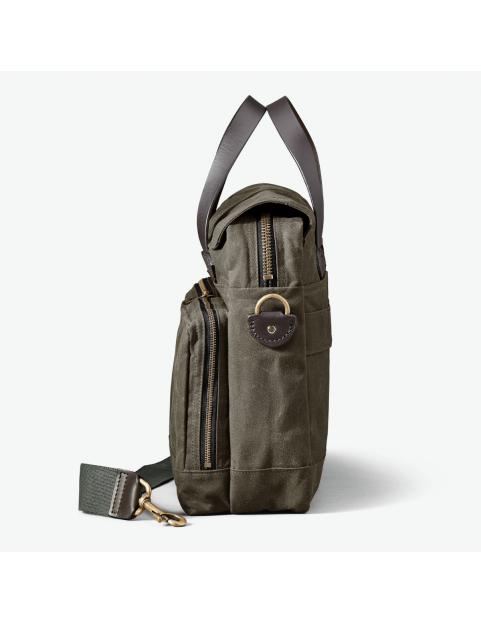 Sac Filson 24 H Tin CLoth wax Briefcase Otter Green  11070140-OTTERGREEN coté