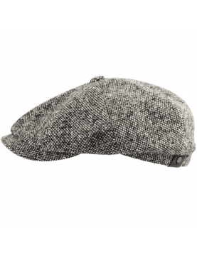 Casquette Stetson hatteras donegal laine grise 6840601-433
