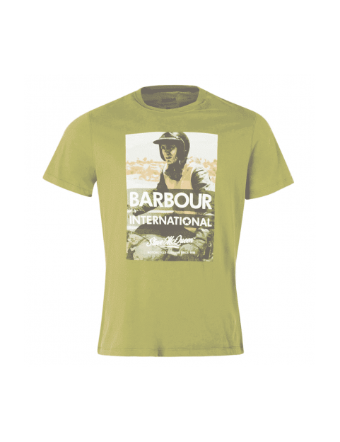 Tee shirt Barbour Steve McQueen Checker military olive MTS0956-OL73