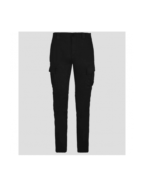 Pantalon CP Company sateen cargo ergonomic fit black 13CMPA186A005529G999