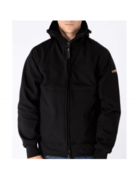 Blouson Terrace Cult Soft shell technical jacket à capuche black