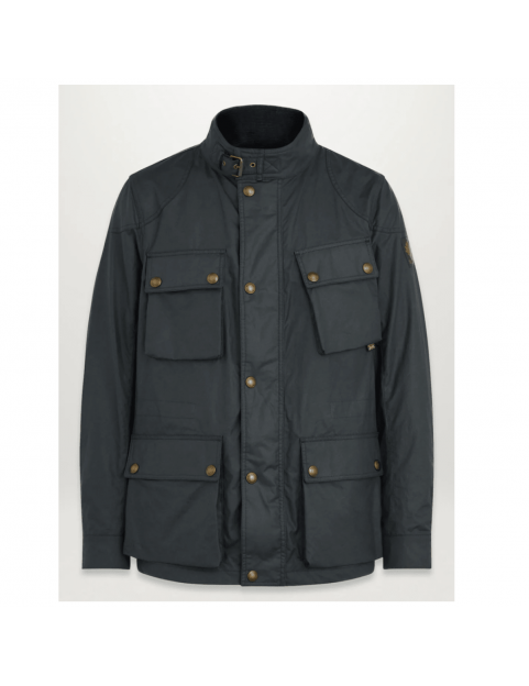 Veste Belstaff Fieldmaster coton ciré Dark Navy  71050524-80