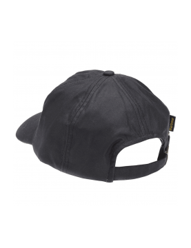 Casquette Barbour Sport Cap wax Black  MHA0005-BK91 dos