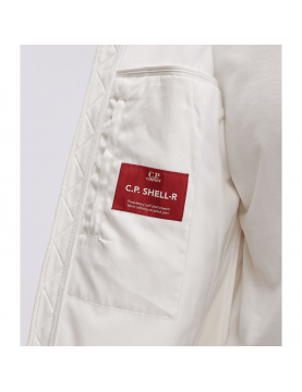 Veste CP Company C.P. Shell-R Goggle Jacket 15CMOW002A006097A103 gauze white detail