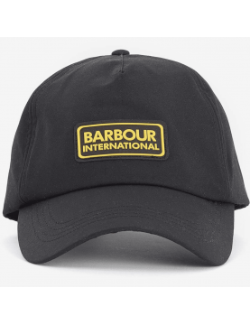 Casquette Barbour International waxed Legacy black MHA0822