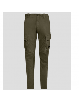 Pantalon CP Company Stretch Sateen Cargo Pants Ergonomic Fit 15CMPA186A005529G683 ivy green