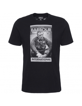Tee shirt Barbour Steve Mcqueen Mount Tee MTS1246-BK31 Black