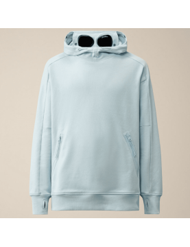 Sweat CP Company Diagonal Raised Fleece Goggle Hoodie 16CMSS080A005086W806 starlight