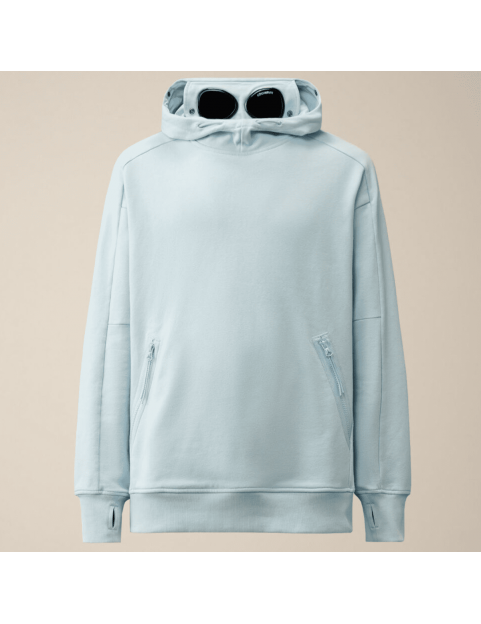 Sweat CP Company Diagonal Raised Fleece Goggle Hoodie 16CMSS080A005086W806 starlight