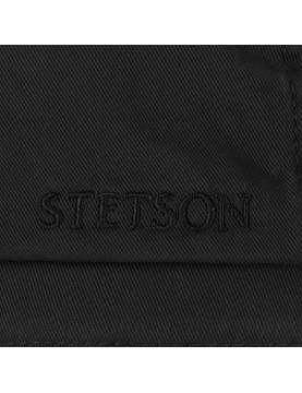 Casquette Stetson 6 Pans 6641110 coton twill black
