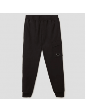 Survêtement CP Company Diagonal Raised Fleece Cargo Sweatpants 16CMSP017A005086W-999 Black