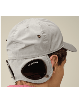 Casquette C.P Company Chrome-R Goggle Cap 16CMAC146A005904A913 grise dos