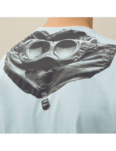 Tee shirt C.P Company Jersey Goggle T-shirt starlight 16CMTS044A005100W806 DOS