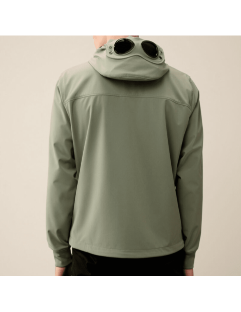 Veste CP Company C.P. Shell-R Goggle Jacket 16CMOW002A005968A627 Agave Green dos