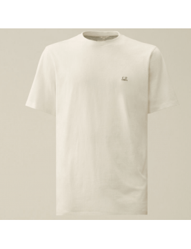 T shirt Cp Company 30/1 Jersey Goggle T-shirt 16MTS044A005100W-103 Gauze White