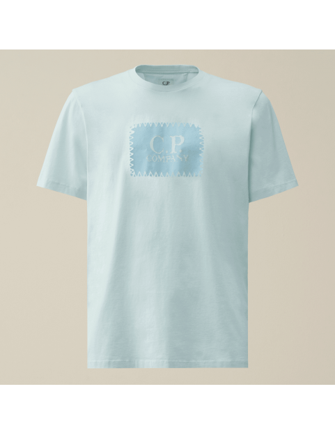 Tee shirt CP Company 30/1 Jersey Label T-shirt 16CMTS042A005100W806 Starlight