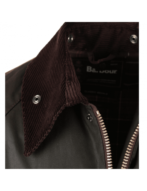 Veste Barbour Classic Bedale MWX0010 OL71 Olive  detail col