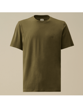 Tee shirt CP Company Jersey Goggle Graphic 17CMTS030A005100W-683 Ivy Green