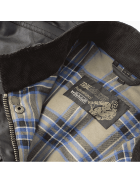 Veste Belstaff Trialmaster coton ciré 100033-Black detail