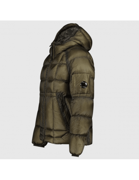 Blouson CP Company D.D. Shell Hooded Down Jacket 17CMOW210A006099A-683 Ivy Green coté