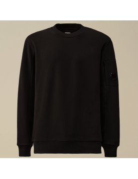 Sweat CP Company crew neck Diagonal Raised Fleece Sweatshirt 17CMSS023A005086W806-999 Black