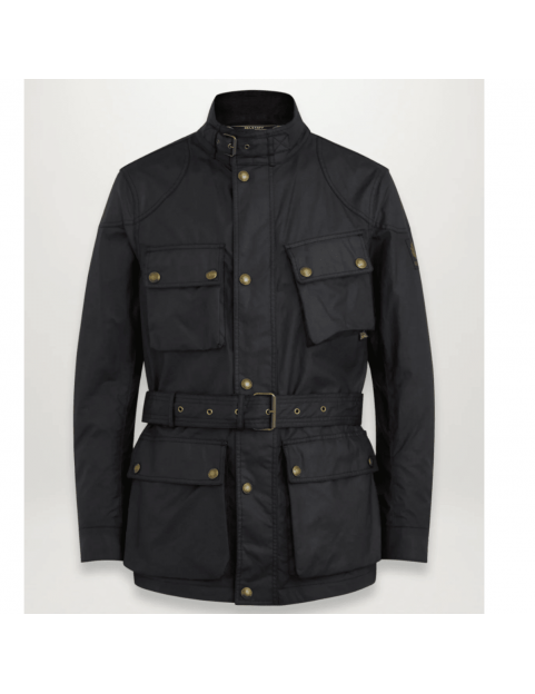 Veste Belstaff Trialmaster coton ciré 100033-Black