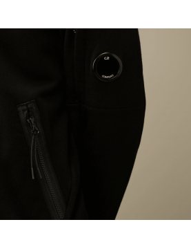 Sweat CP Company Diagonal Raised Fleece Zipped Hooded 17CMS025A-999 bras