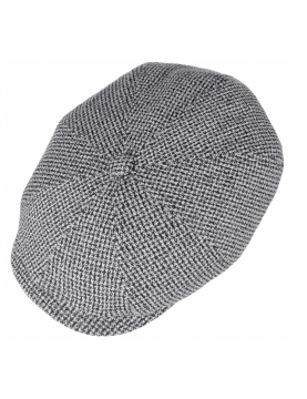 Casquette Stetson Hatteras plate en jersey de coton 6841207-120 haut
