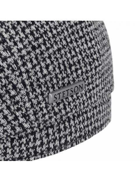 Casquette Stetson Hatteras plate en jersey de coton 6841207-120 logo