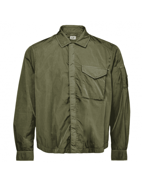 Surchemise CP Company Chrome-R Full Zip 18CMOS095A005904G-683 Ivy Green