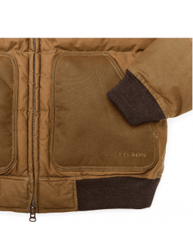 Blouson Filson Down Bomber Jacket FMCPS0095 W0121W0 240 Dark Tan detail poche