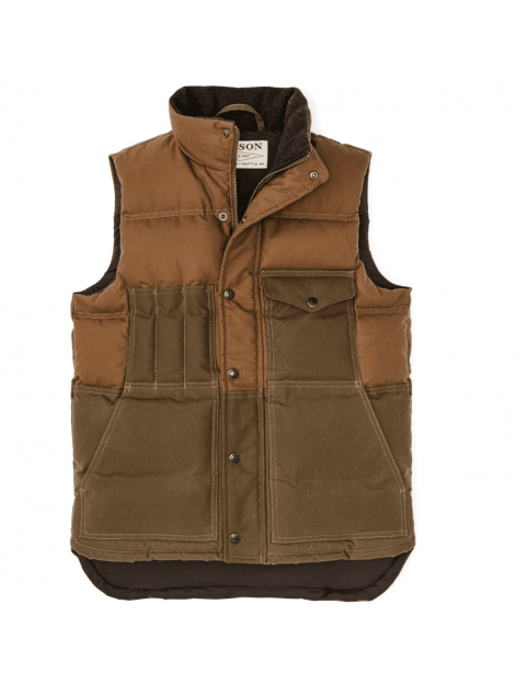 Gilet Filson Doudoune Down Cruiser vest FMGIL0005 W0117W0121 240 Dark Tan