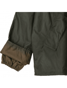 Veste Barbour OS Transport MWX1678 Olive detail manche
