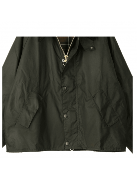 Veste Barbour OS Transport MWX1678 Olive detail