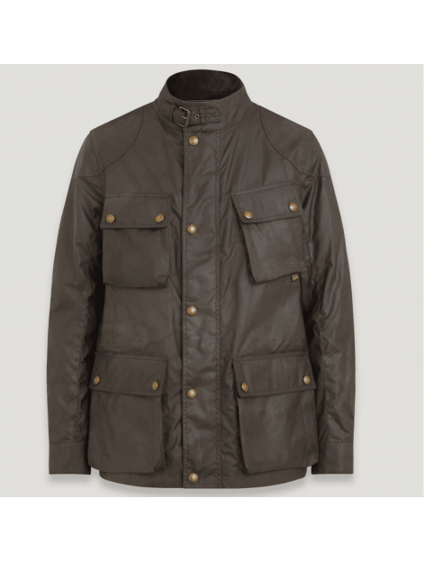 Veste Belstaff Fieldmaster en coton ciré 170 gr 105300 FDOLI52  Fadded Olive