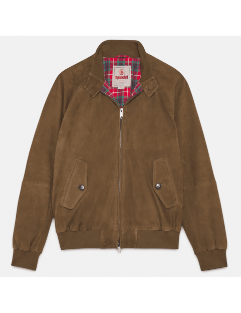 Blouson Baracuta G9 Jacket en Daim BRCPS0939UT2623_699 Dark Olive