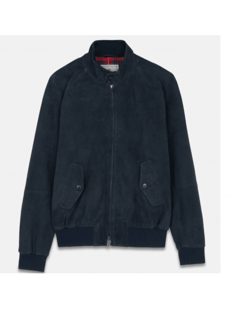 Blouson Baracuta G9 Jacket en Daim BRCPS0939-UT2623-309 Navy