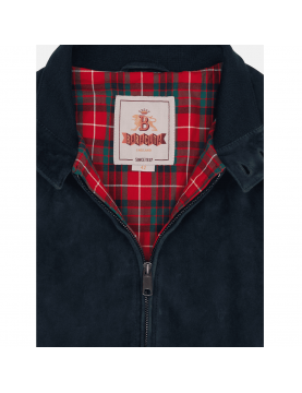 Blouson Baracuta G9 Jacket en Daim BRCPS0939-UT2623-309 Navy col