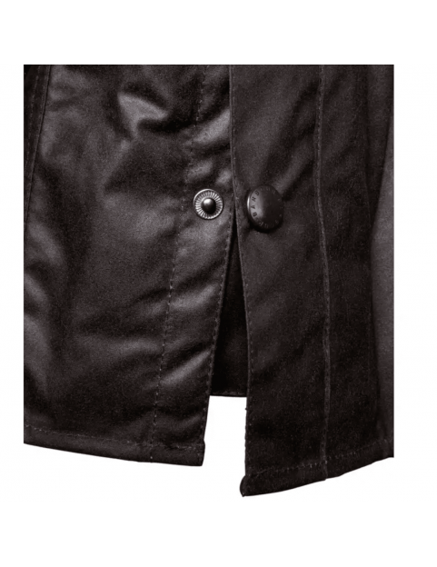 Veste Barbour Bedale MWX0018 RU52 coton ciré Marron arriere