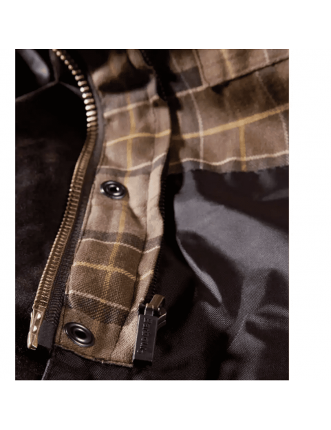 Veste Barbour Bedale MWX0018 RU52 coton ciré Marron interieur