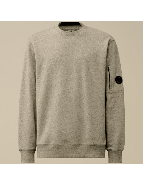 Sweat CP Company Diagonal Raised Fleece Sweatshirt MSS713A00 5086W806-M94 Grey Melange