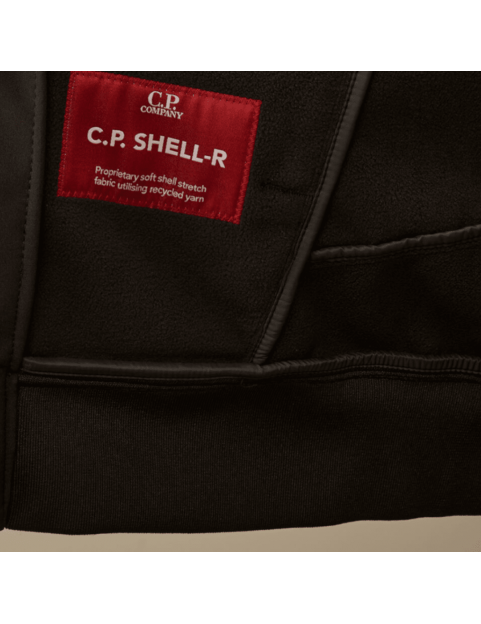 Blouson C.P Company Hiver CP Shell R Hooded Jacket RFCMOW701A006097A-999 Black interieur