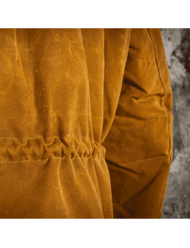 Snow Parka Fleurs de Bagne coton waxé Halley Stevensons Gold dos