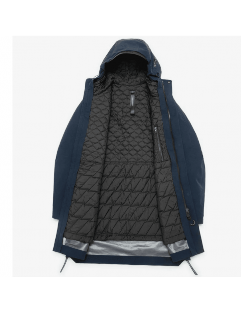 Parka Krakatau doublée PLANCK Qm552 Navy Blue interieur