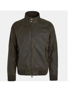 Blouson Barbour X Baracuta G9 Porton  Harrington waxed coton BRCPS1009 UT2743 olive
