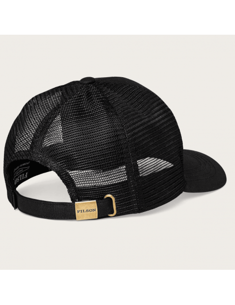 Casquette FILSON Tin cloth Logger Mesh FMACC0044-001 Black  dos