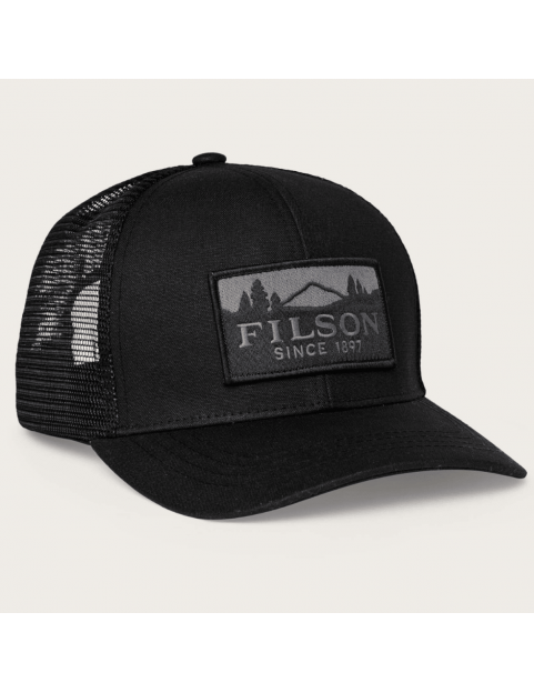 Casquette FILSON Tin cloth Logger Mesh FMACC0044-001 Black