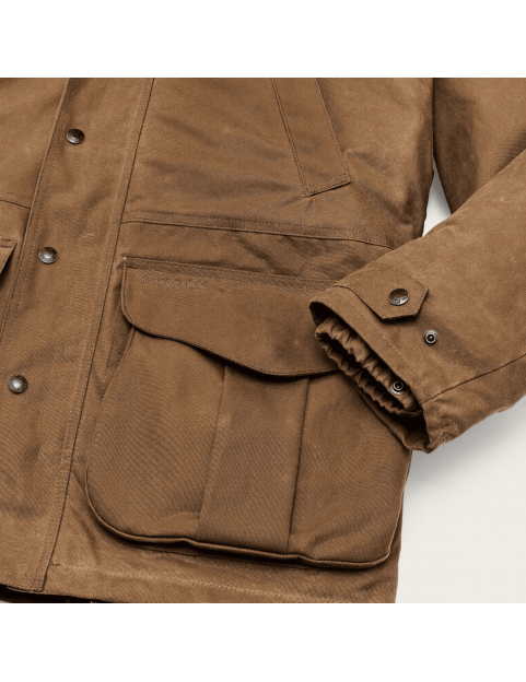 Veste Filson Lined Tin CLoth Jacket FMCPS0147 Dark Tan poches
