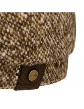Casquette Stetson Hatteras icone gavroche en laine à motifs donegal 6840601-467 detail